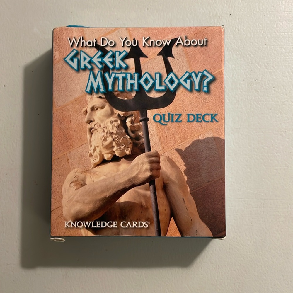 🌈2/$8  What Do You Know About Greek Mythology Quiz Deck